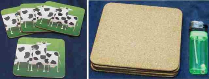 VACA POSAVASOS CORCHO